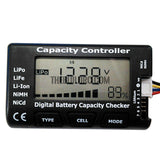 Battery Capacity Checker Tester LiPo LiFe Li-ion Ni-MH Ni-Cd Capacity Controller (Black)