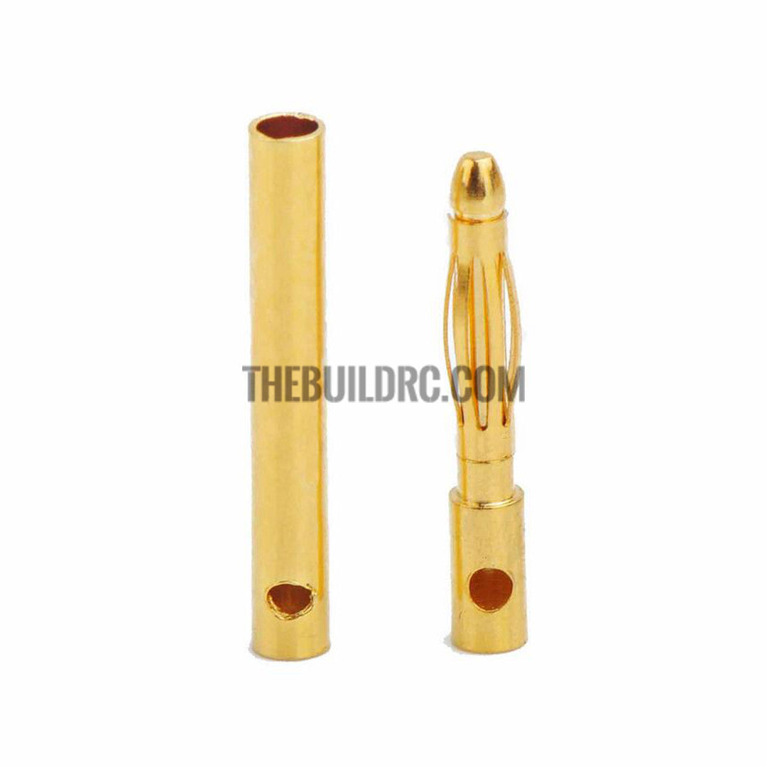 Amass 2.0mm banana plug with 24K real gold for FVP (male and female pair)