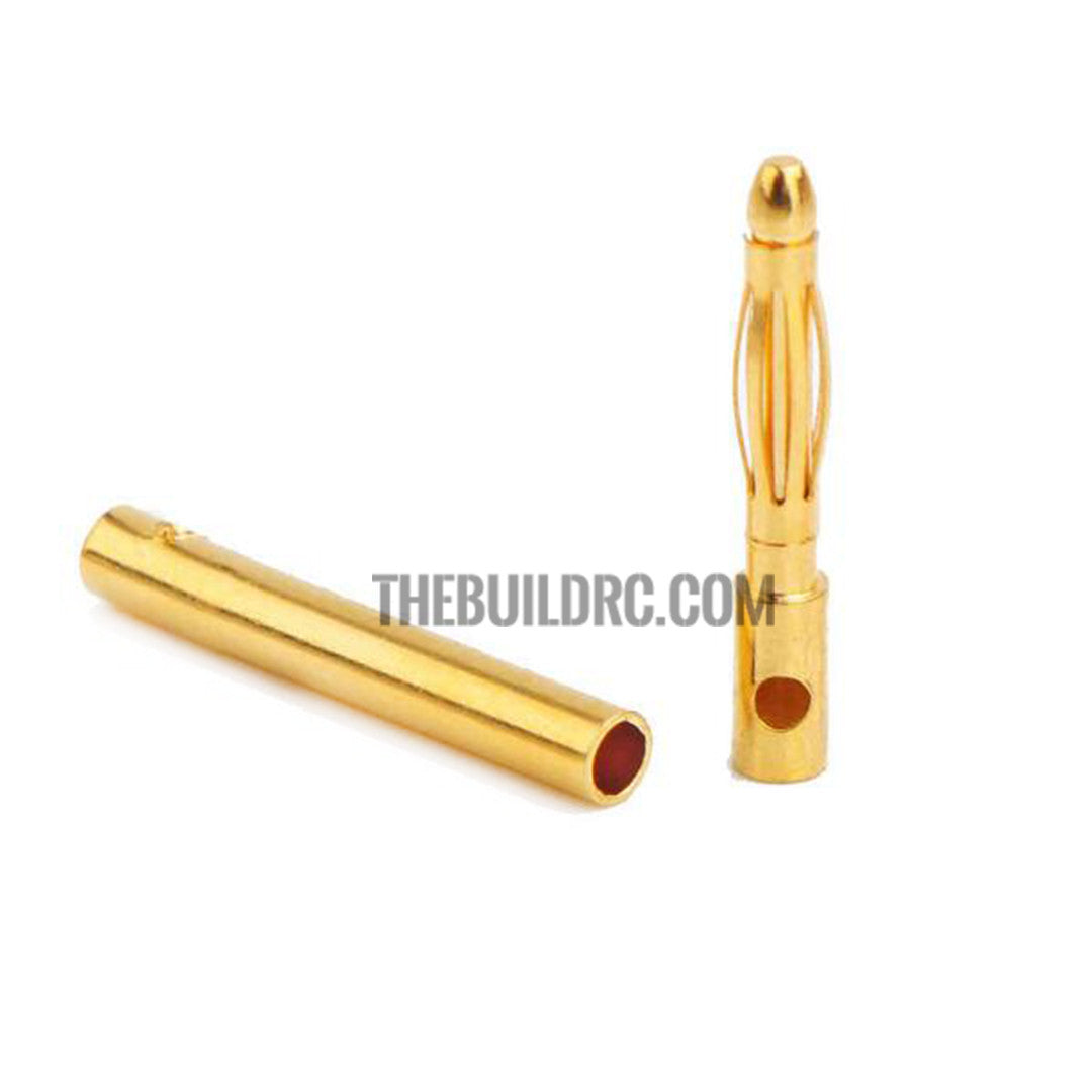 Amass 2.0mm banana plug with 24K real gold for FVP (male and female pair)