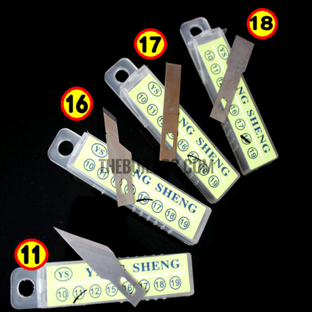 Ultra Sharp Metal Chisel blade 11# (10 pcs/box)