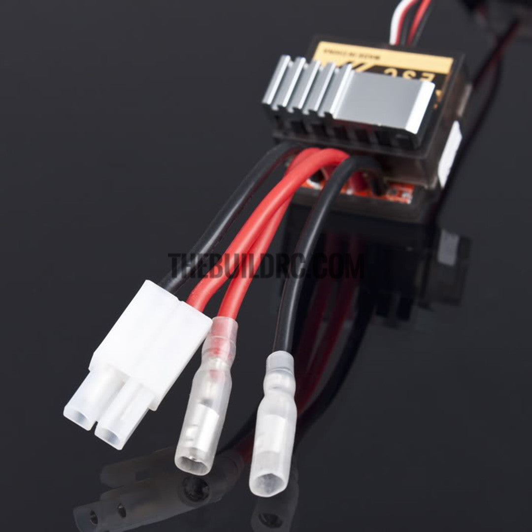320A Brushed ESC Two-way Electronic Speed Controller No brake for RC Car /Boat - T male plug