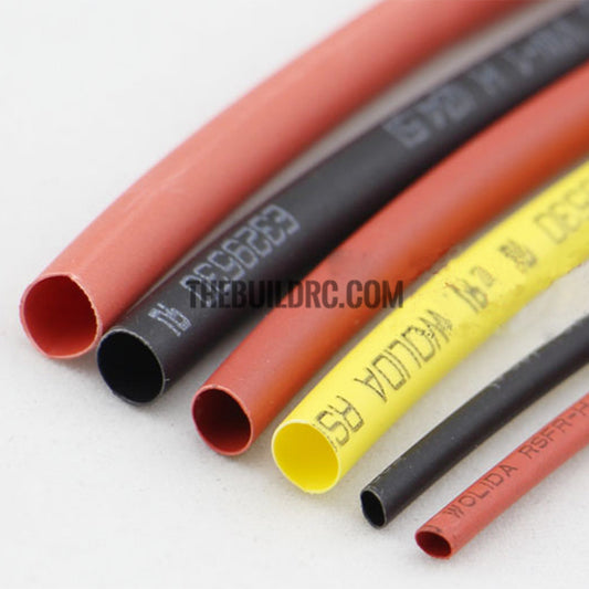 ??5mm Black Heat shrink tube banana plug and T plug 100mm long
