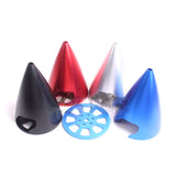 Drilled Pointed Aluminum Alloy Spinner with for DLE111/Sbach Airplane