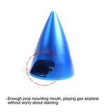 Drilled Pointed Aluminum Alloy Spinner with for DLE111/Sbach Airplane