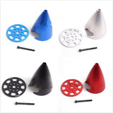 Drilled Pointed Aluminum Alloy Spinner with for DLE111/Sbach Airplane