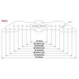 CNC Machined Aluminum Alloy Full Servo Arm/ Double Servo Arm