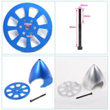 Special Drilled CNC Anodized Aluminum Spinner for DLE30/85/120 Engines
