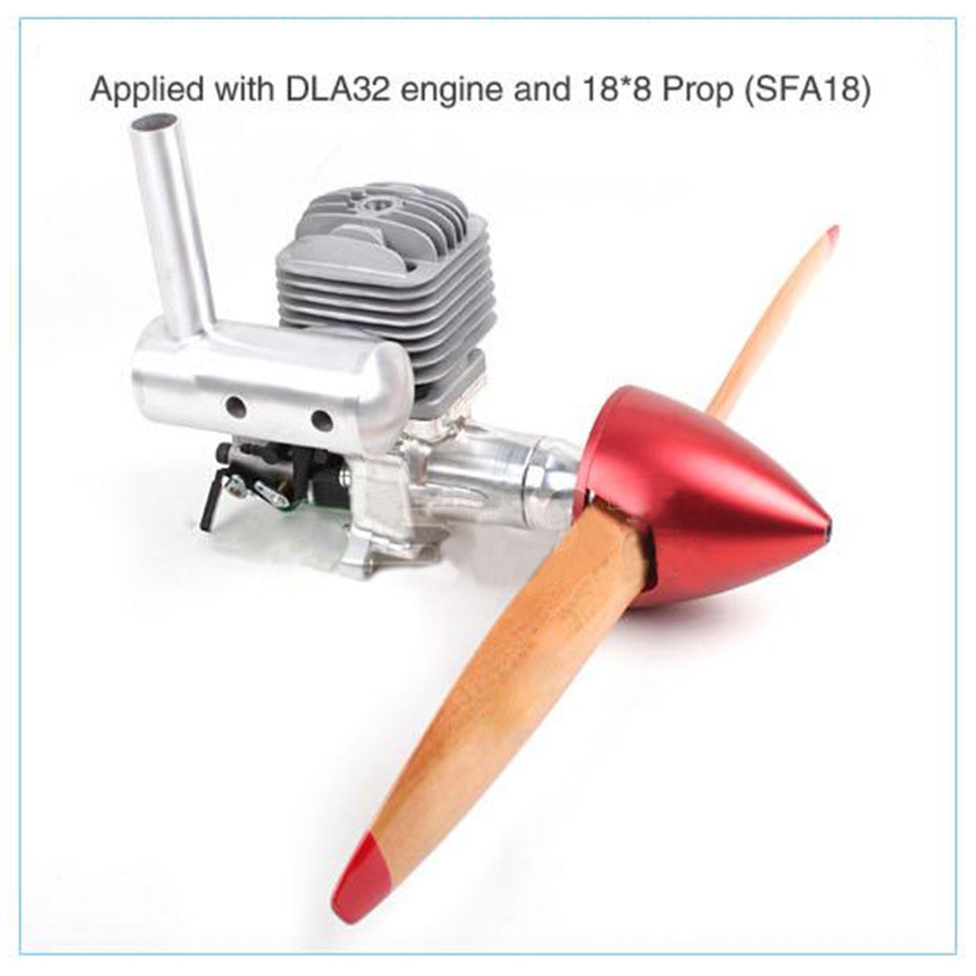 Special Drilled CNC Anodized Aluminum Spinner for DLE30/85/120 Engines