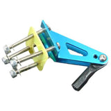 Aluminum Alloy Control Horn Set D3*L24*L25*H33mm with 4 Screws for RC Gasoline Airplanes