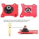 High Quality CNC Metal Servo Rudder Mount Set with 3.5in Double Arm for Two Servos