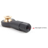 High Quality CNC Metal Servo Rudder Mount Set with 3.5in Double Arm for Two Servos