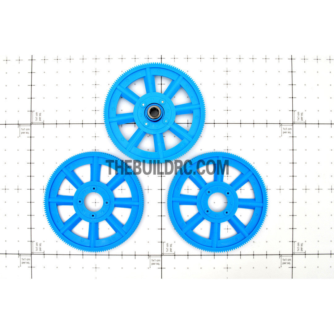 PM1120E-01 Main Gear Fittings for Robo / Pigeon 450 Helicopter