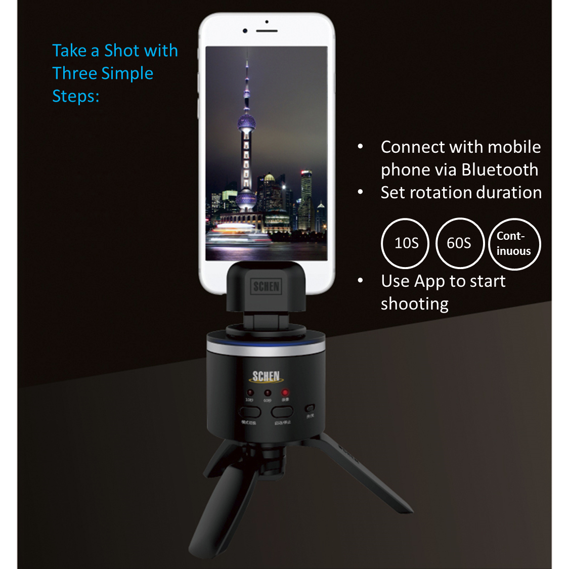 PaiPai 360 Rotating Camera Panning Adaptor