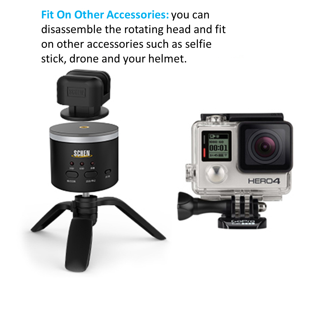 PaiPai 360 Rotating Camera Panning Adaptor