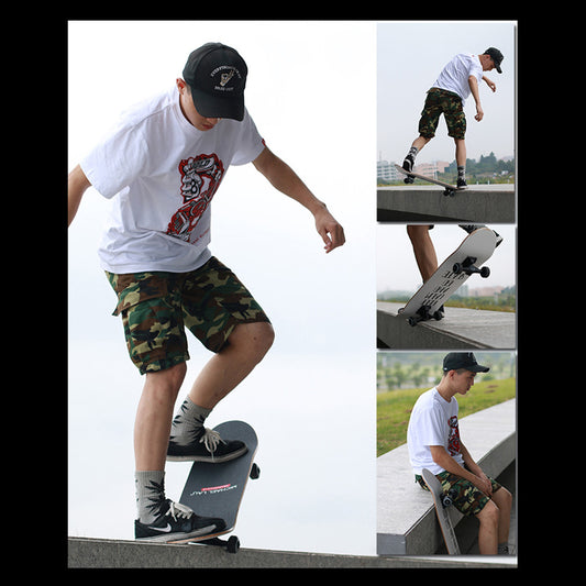 SK-CL Professional long board double rocker