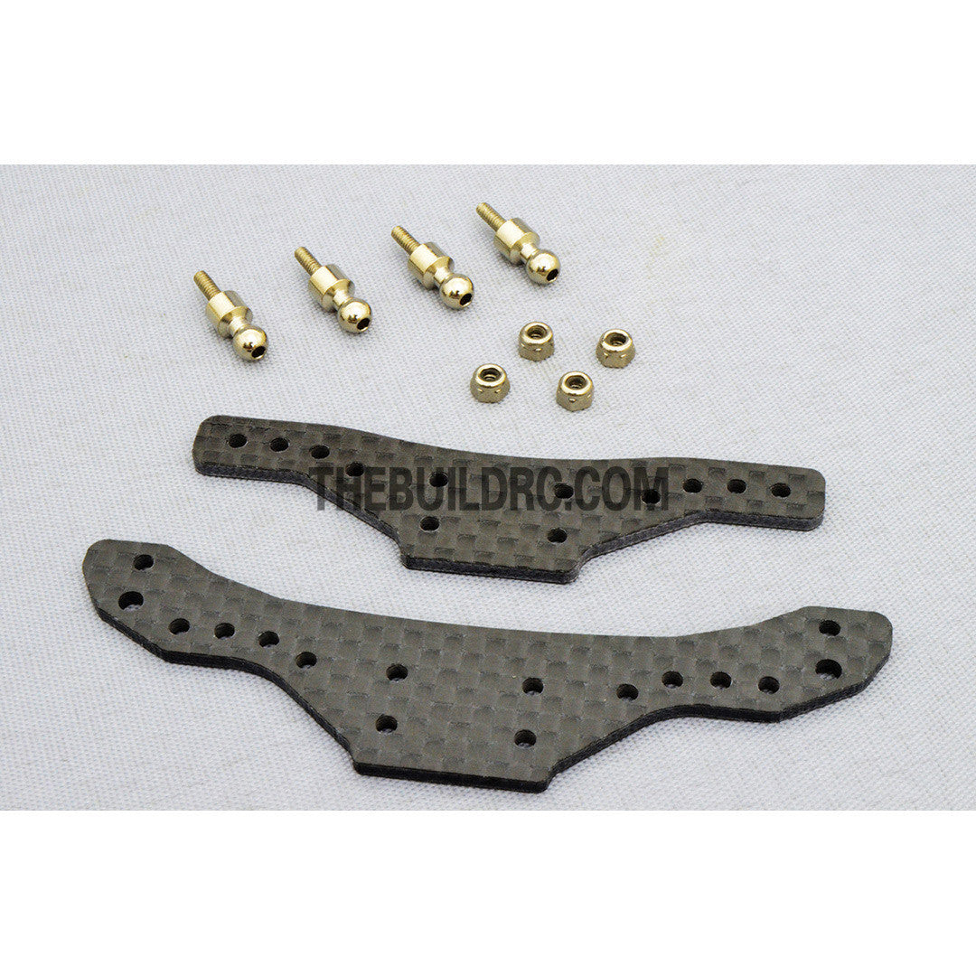TR-044Z - Carbon Front & Rear Shock Tower