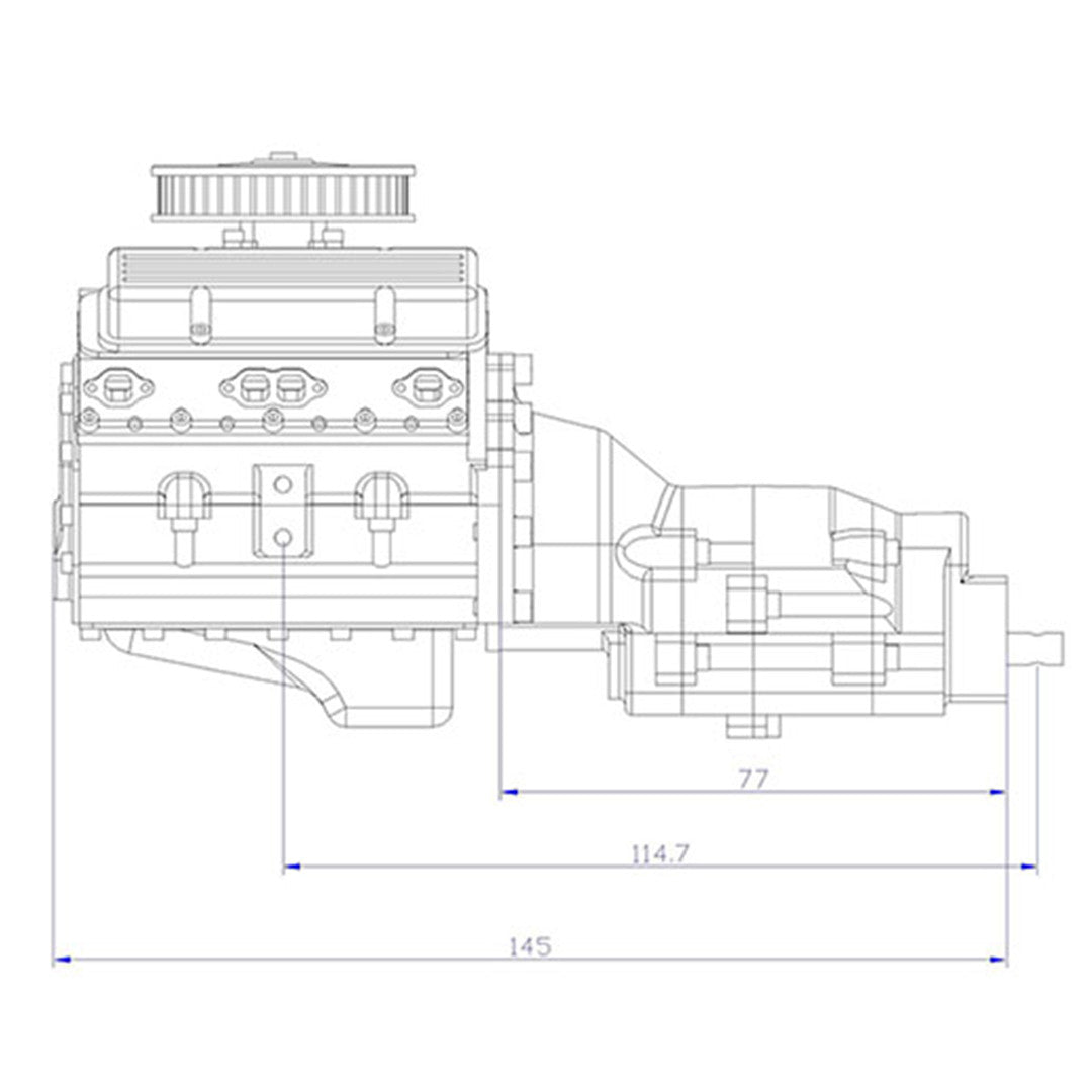 RC4WD 1/10 V8 Scale Engine Z-S1043