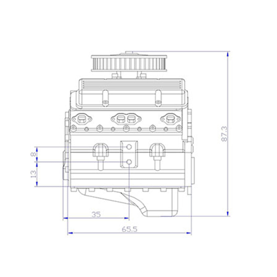 RC4WD 1/10 V8 Scale Engine Z-S1043