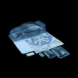 1/10 Lexan Clear RC Car Body Shell for M-Chassis MINI FORD RS200    WB 225mm