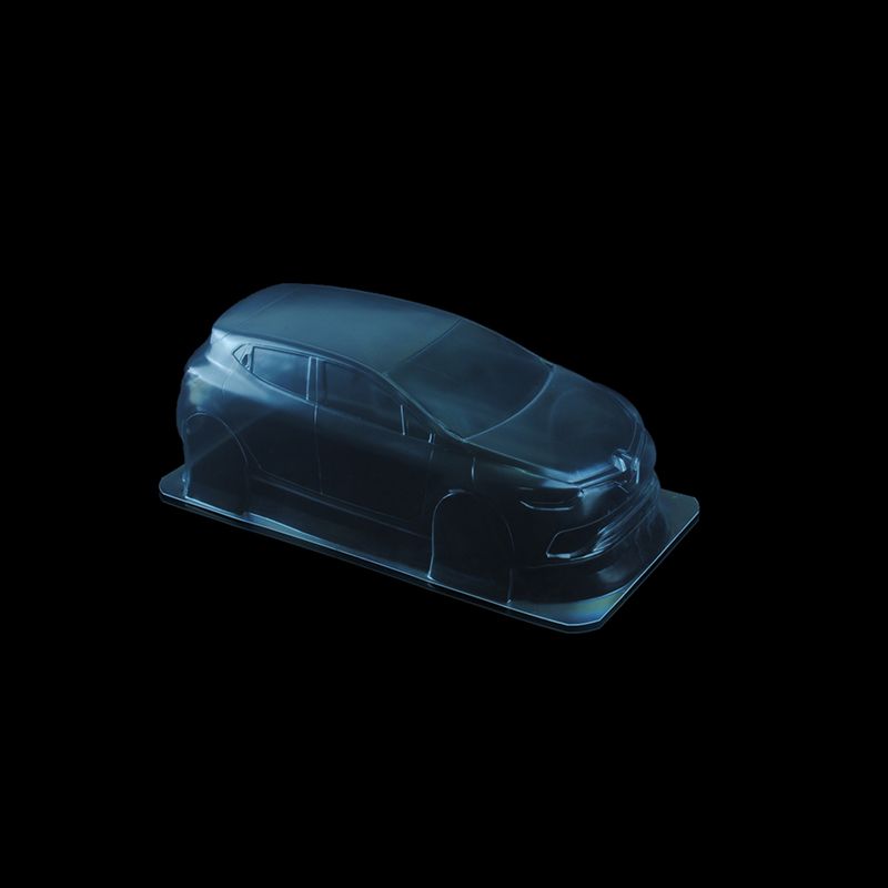 1/10 Lexan Clear RC Car Body Shell for M-chassis MINI RENAULT CLIO WB 225mm