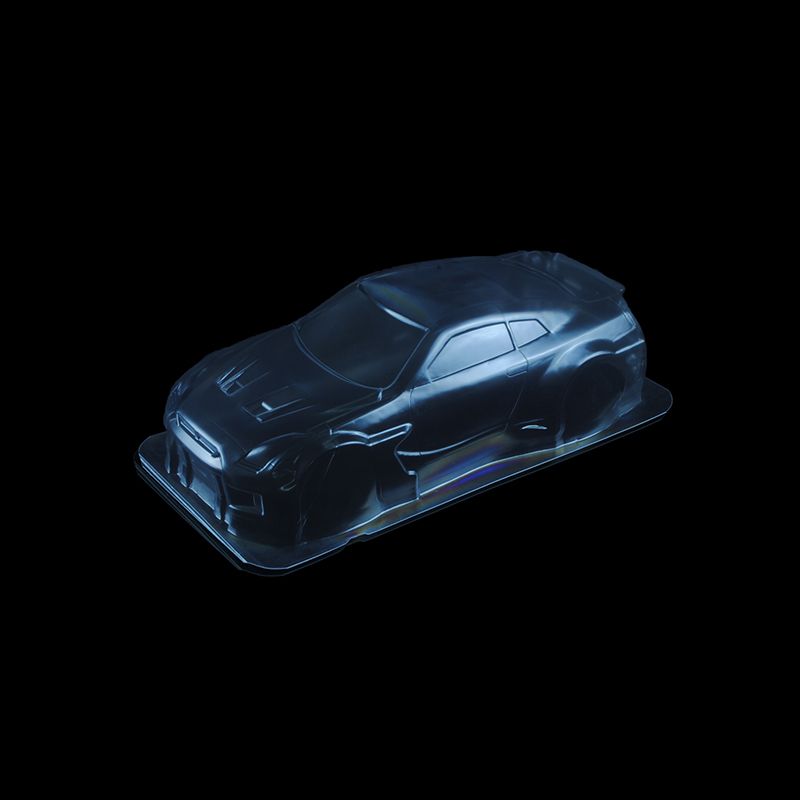 1/10 Lexan Clear RC Touring / Drift Car Body for LB NISSAN GTR R35-RR 3.0  200mm