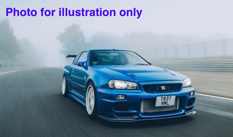 1/10 Lexan Clear RC Car Body Shell for M-Chassis NISSAN SKYLINE GTR R34   210mm