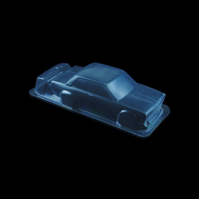 1/10 Lexan Clear RC Car Body Shell for M-chassis MINI DATSUN 510 225mm