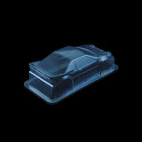 1/10 Lexan Clear RC Car Body Shell for M-Chassis MINI FORD RS200    WB 225mm