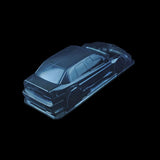 1/10 Lexan Clear RC Car Body Shell for ALFA ROMEO 155 V6   190mm