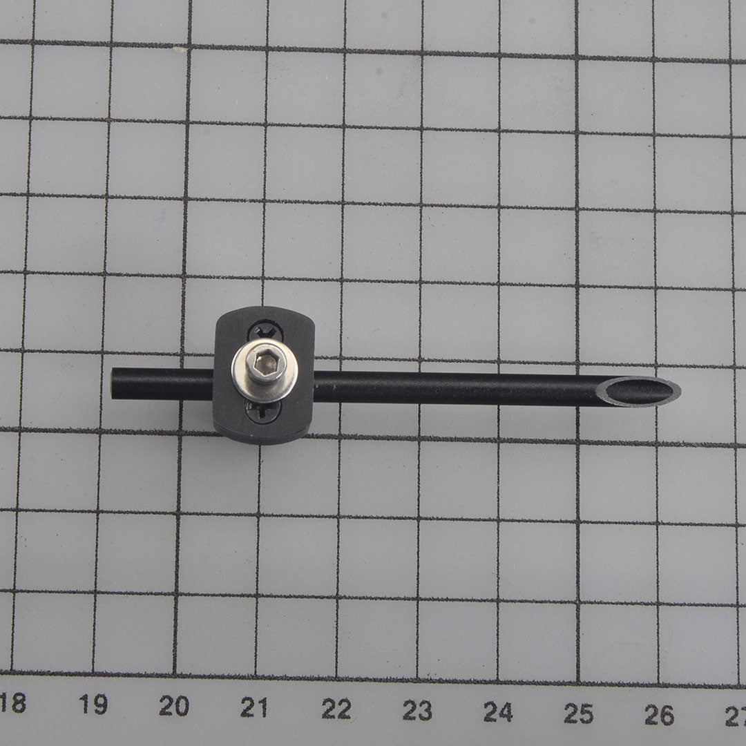 Aluminum exhaust tip water outlet 3 x 4mm