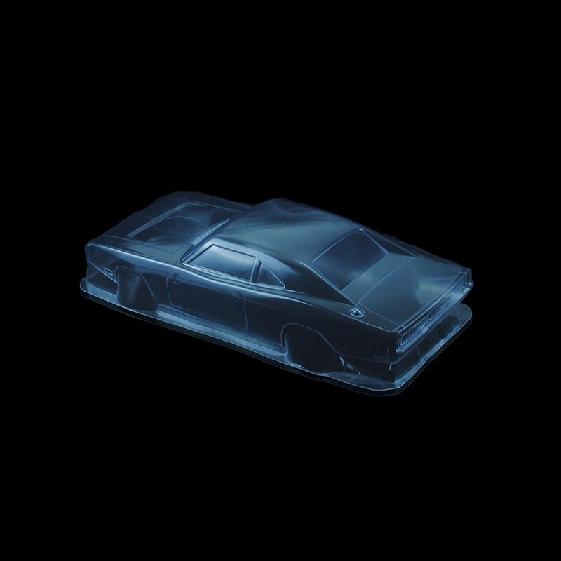 1/10 Lexan Clear RC Car Body Shell for  1970 DODGE CHARGER  200m