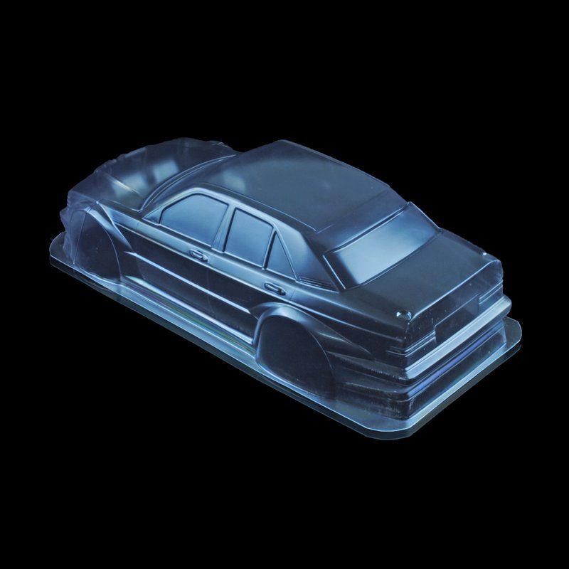 1/10 Lexan Clear RC Car Body Shell for Mercedes-Benz 190E Evo II  190mm