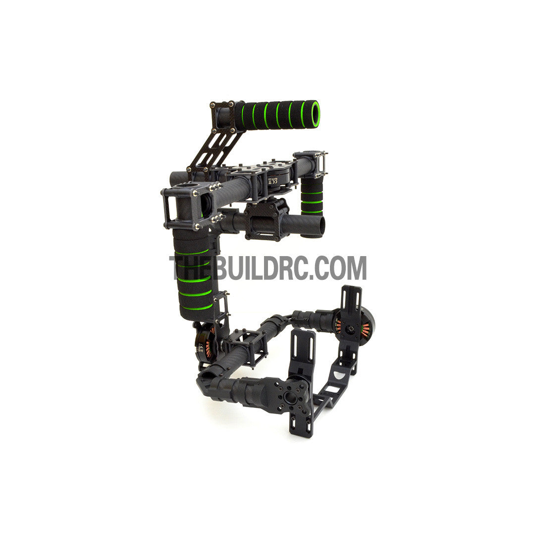 3-Axis Professional Mixed Fiber Brushless Motor Camera Gimbal (Handheld Version)