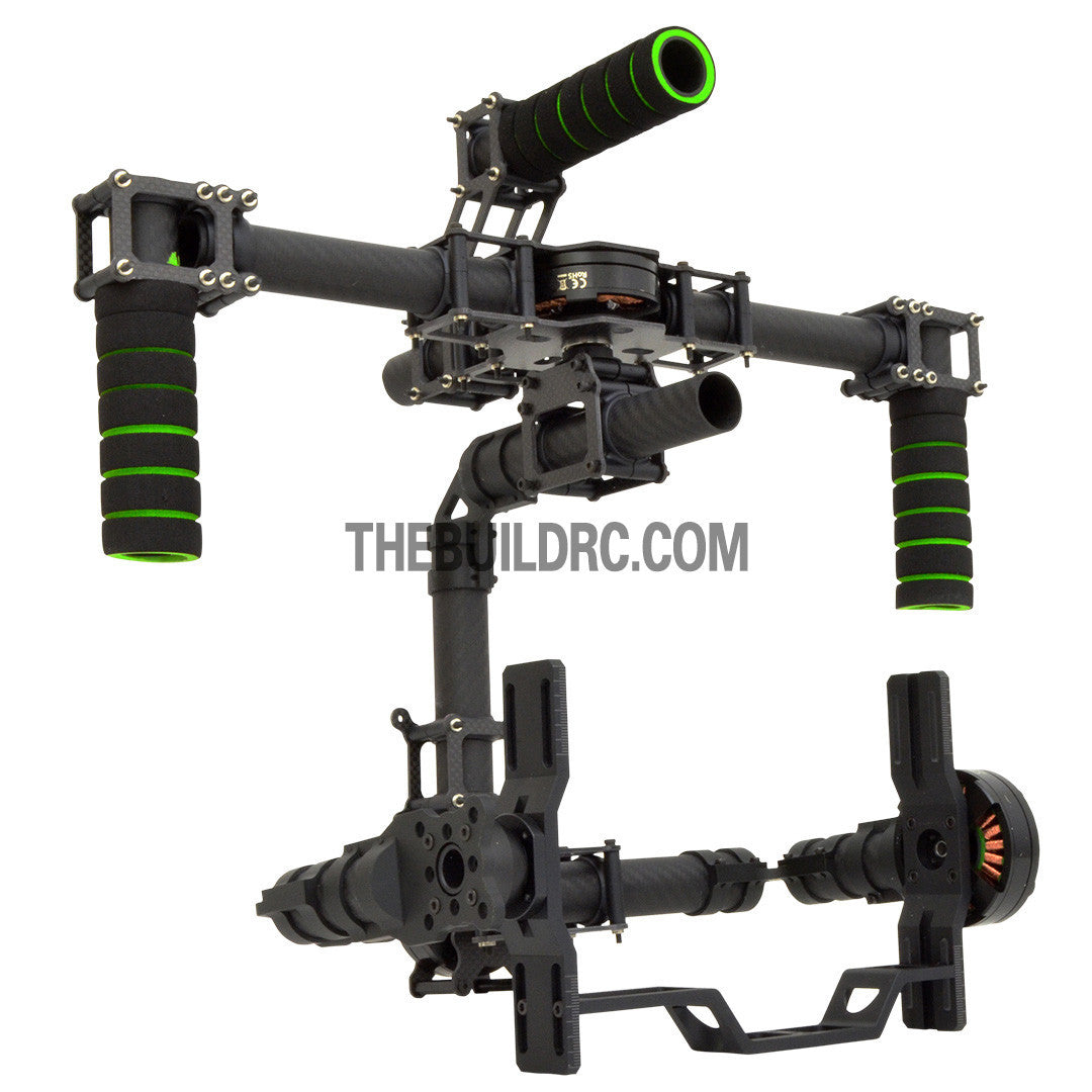 3-Axis Professional Mixed Fiber Brushless Motor Camera Gimbal (Handheld Version)
