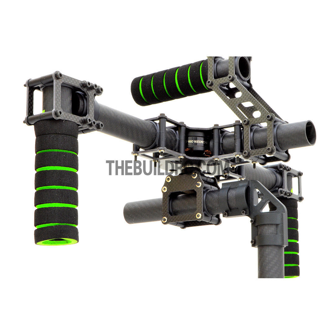 3-Axis Professional Mixed Fiber Brushless Motor Camera Gimbal (Handheld Version)