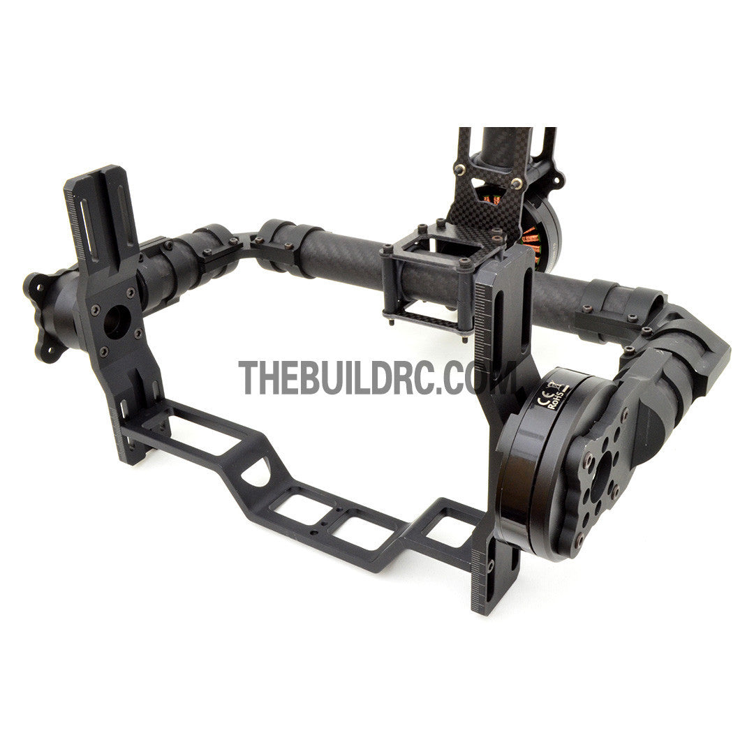 3-Axis Professional Mixed Fiber Brushless Motor Camera Gimbal (Handheld Version)