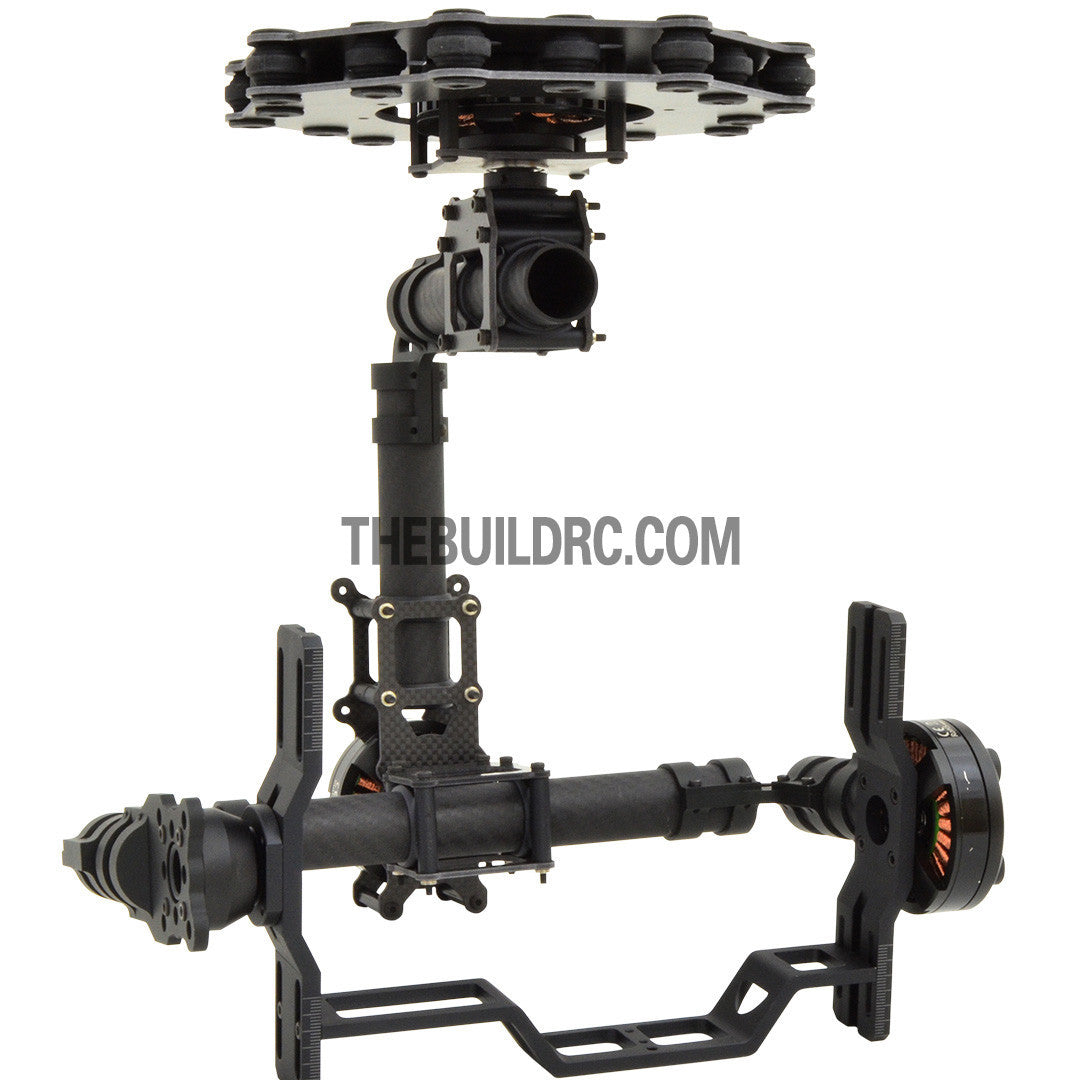 3-Axis Professional Mixed Fiber Brushless Motor Camera Gimbal (Multi-chopper Version)