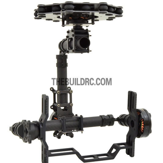 3-Axis Professional Mixed Fiber Brushless Motor Camera Gimbal (Multi-chopper Version)