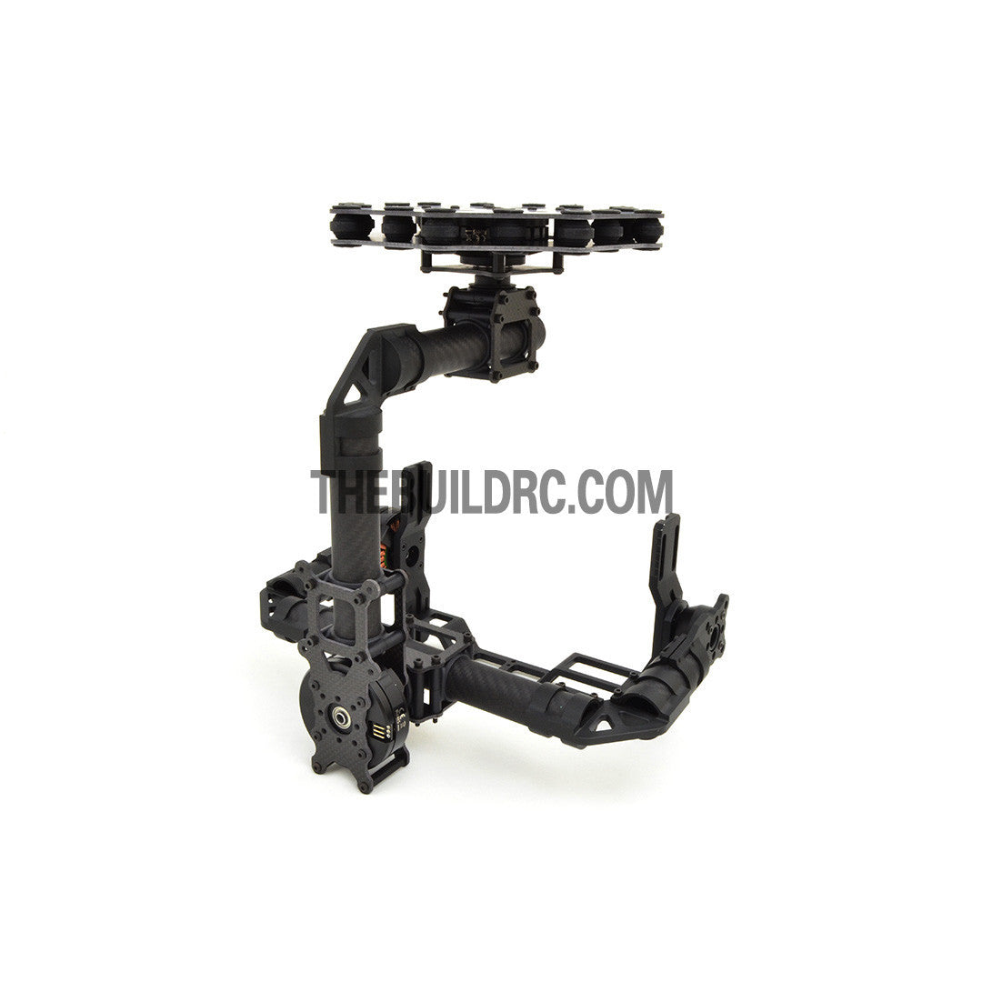 3-Axis Professional Mixed Fiber Brushless Motor Camera Gimbal (Multi-chopper Version)