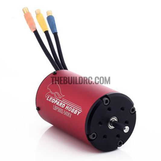 LEOPARD 5692/1090KV 4-Poles Inrunner Brushless Motor Red for 1/5 Cars LBP5692/2Y