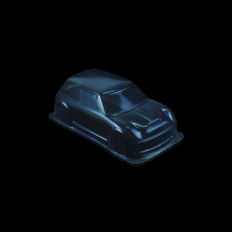 1/10 Lexan Clear RC Car Body Shell for Mini CooperS 190mm