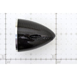 2.25" / 57.15mm Bullet Shape Carbon Fiber Spinner with Aluminium Backplate (Sharp)