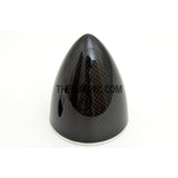 2.75" / 69.85mm Bullet Shape Carbon Fiber Spinner with Aluminium Backplate (Sharp)