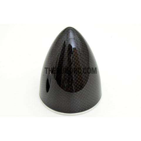 2.75" / 69.85mm Bullet Shape Carbon Fiber Spinner with Aluminium Backplate (Sharp)