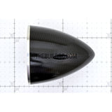 4" / 101.6mm Bullet Shape Carbon Fiber Spinner with Aluminium Backplate (Sharp)