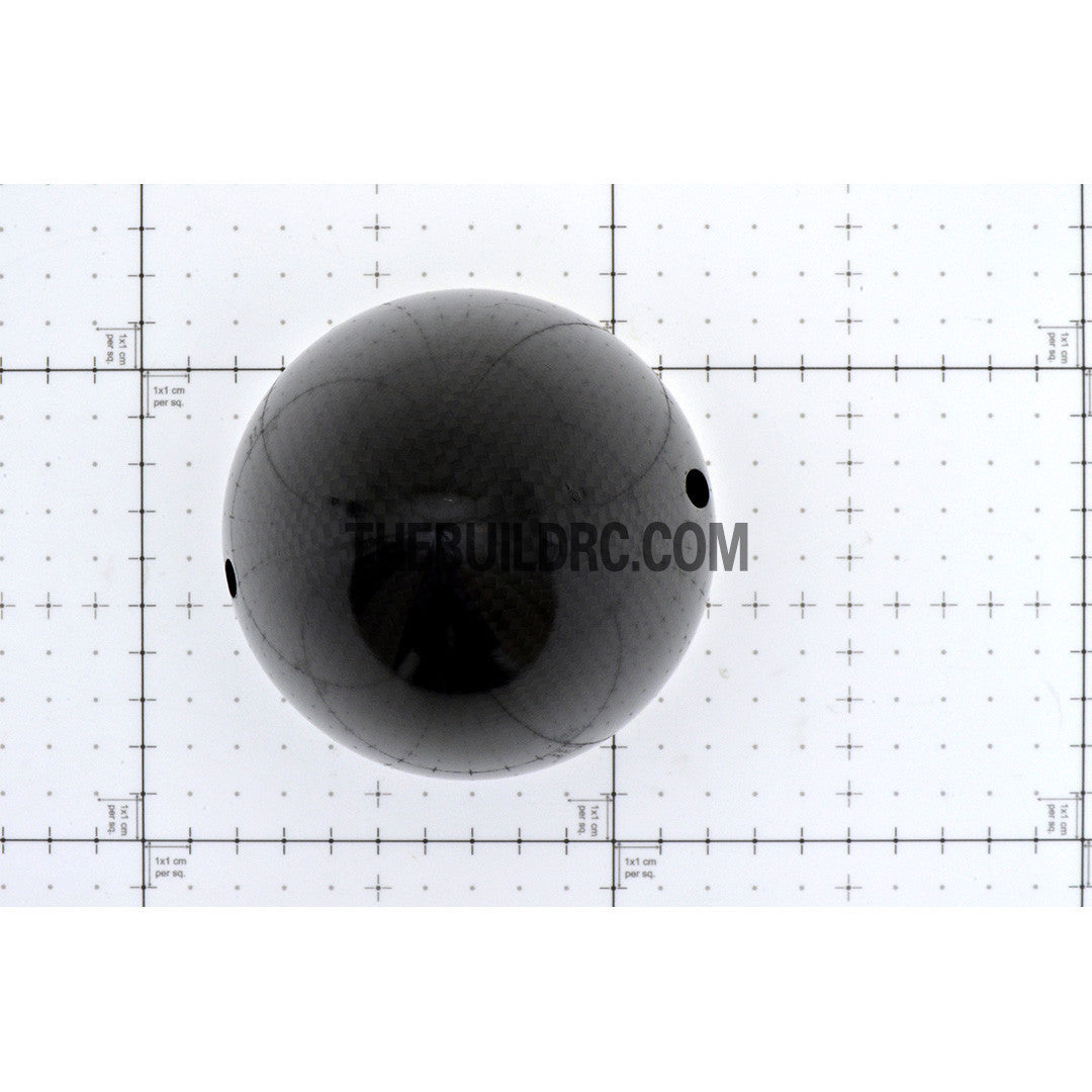4" / 101.6mm Bullet Shape Carbon Fiber Spinner with Aluminium Backplate (Sharp)