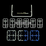 130mm x 75mm Roof Bar Lights TAMIYA Man TGX Compatible (Six Round Light Set)