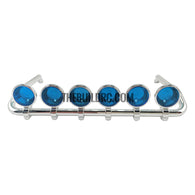 130mm x 75mm Roof Bar Lights TAMIYA Man TGX Compatible (Six Round Light Set)