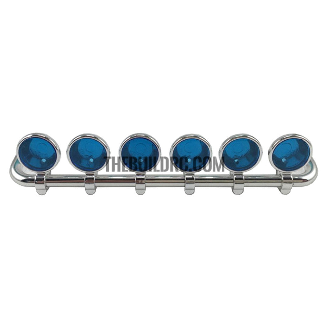 130mm x 30mm Roof Light TAMIYA Scania Truck Compatible (Six Round Light Set)