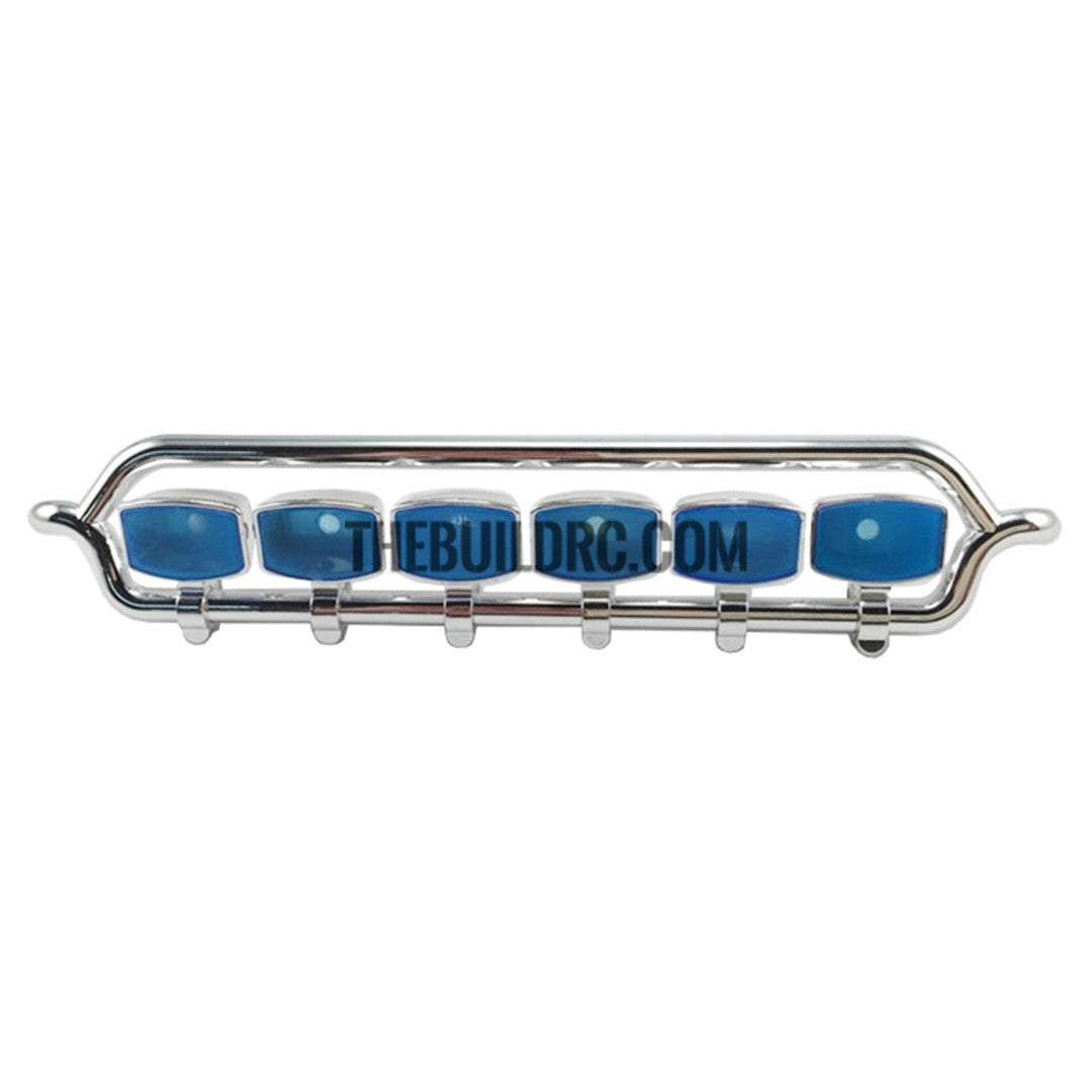 154mm x 28mm x 28mm Roof Light TAMIYA 1/14 Scale RC Mercedes-Benz 1851 Actros Compatible (Six Square Light Set)